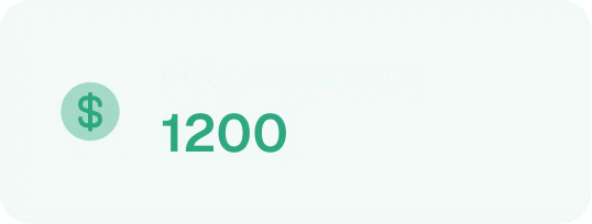 Total armory balance: 1200