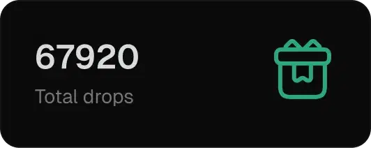 67920 total drops